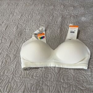 Warner's White No Side Effects Bra Size Medium